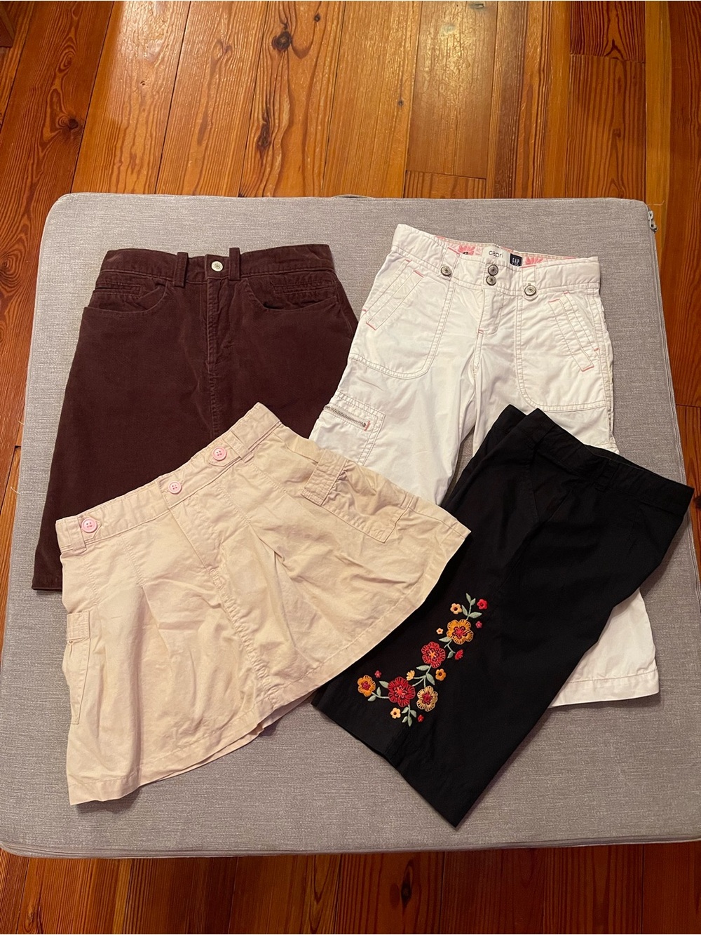 GAP & Gymboree Set of 4 Capri Pants & Skirts Girls Size 8